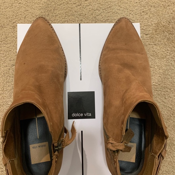Dolce Vita sierra ankle bootie size 10 brown /tan - Picture 4 of 6